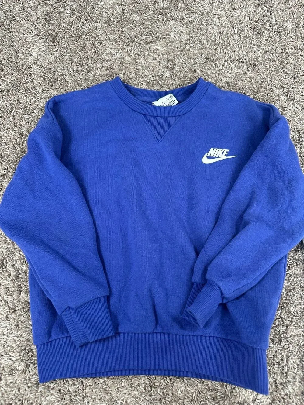 zara, nike unisex kids size 5-6 crewneck sweatshirt pullover bundle gray purple